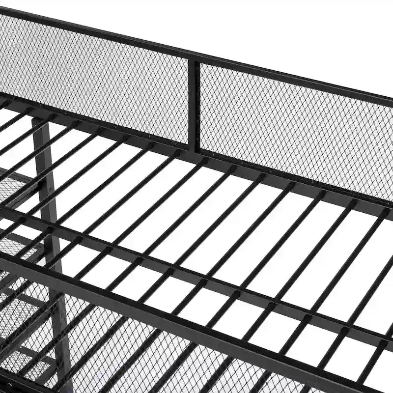 Cama alta de metal de tamaño Twin