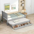 Cama con plataforma, cama nido y cajones