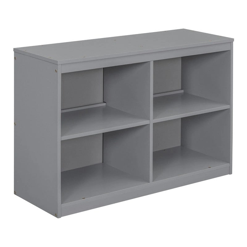 Lit mezzanine bas 1 personne/2 personnes avec bureau escamotable et 4 tiroirs, cadre de lit mezzanine en bois avec bureau latéral amovible et étagères