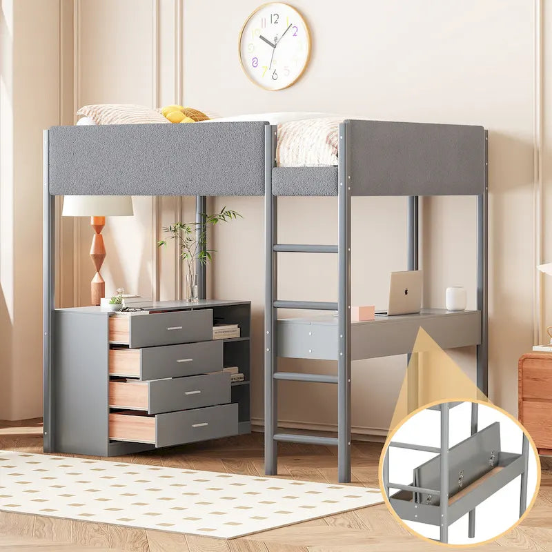 Cama alta de tamaño Full